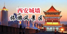 户外艹妇女骚逼网中国陕西-西安城墙旅游风景区